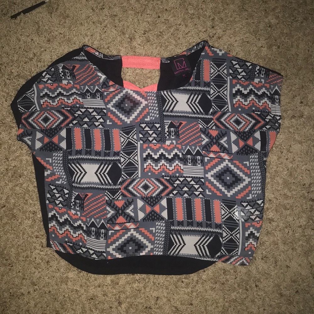 Material girl crop top